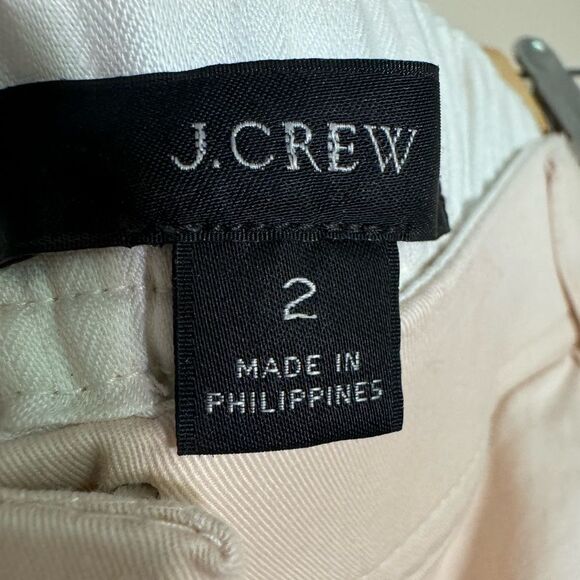 SALE! Peach J. Crew Pleated Straight Leg Pants Size 2 EUC - Picture 6 of 6